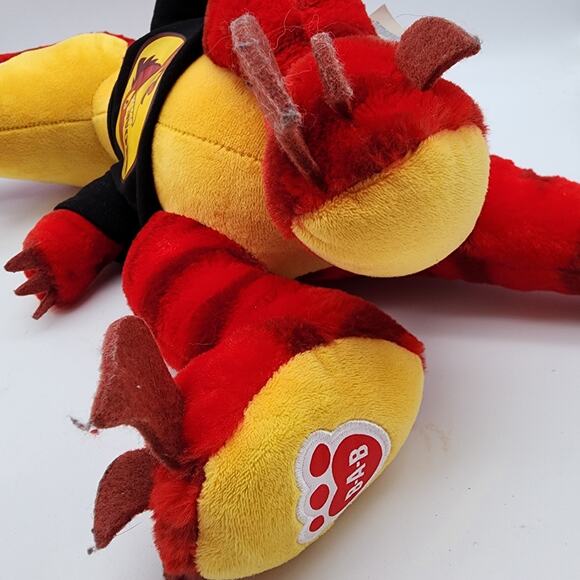 Build A Bear Raptor Red Dinosaur Plush 19" Dino T-shirt Stuffed Animal BAB 2022 - Picture 6 of 14